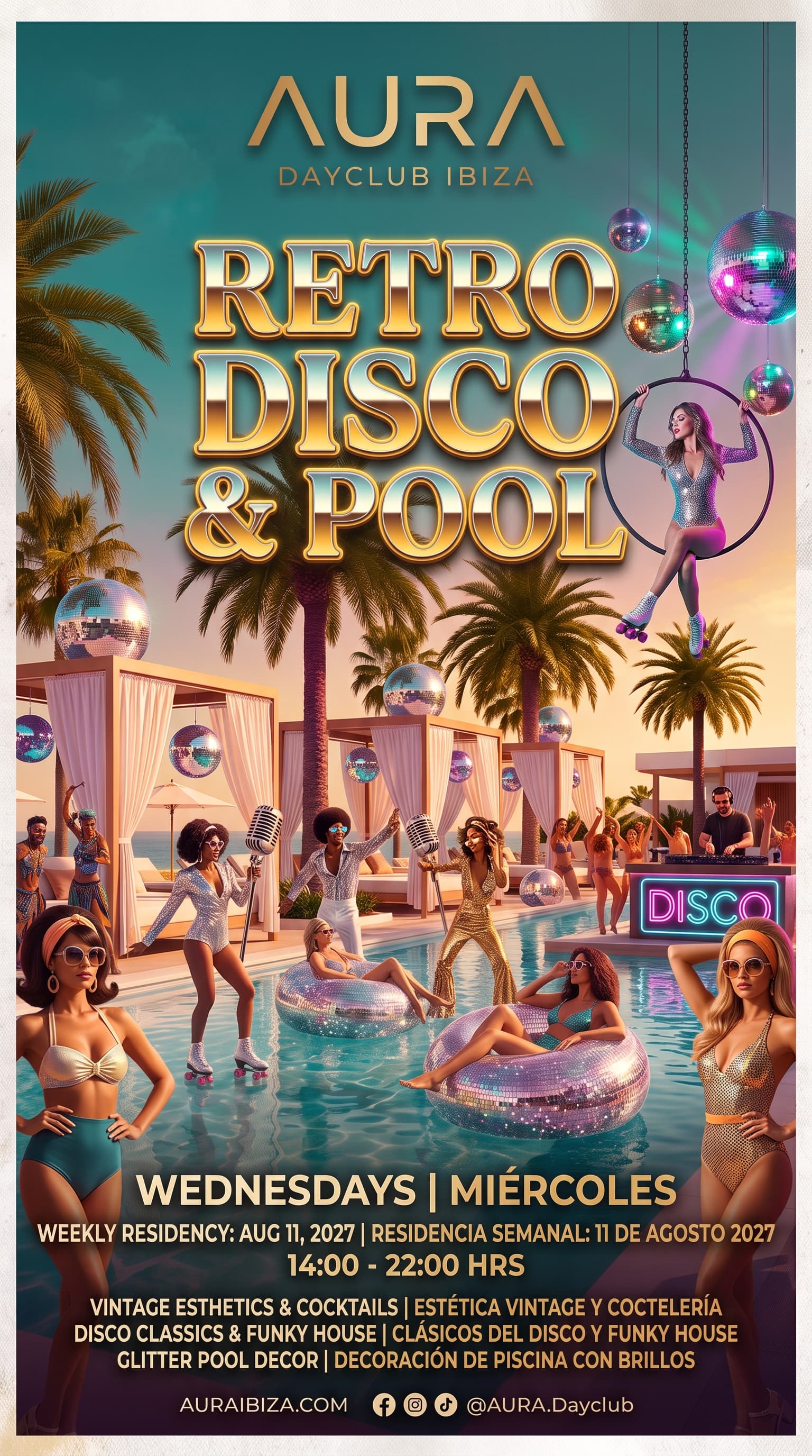 Retro Disco Pool